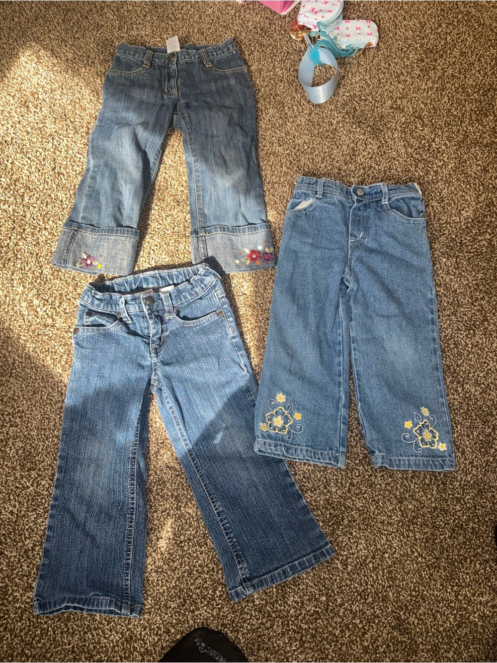 Girls' Blue Denim Jeans Size 3t
